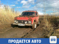 Красная «Нива» с полным баком продается в Волжском