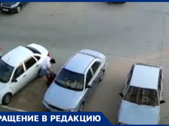 Похитительница детского автокресла попала на видео в Волжском