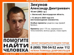 Молодой парень из Волжского с родинкой над бровью исчез 12 августа