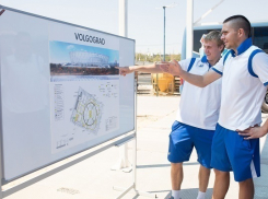 «Ротор - Волгоград» впервые посетил строящийся стадион к ЧМ-2018