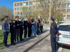 Учителя и ГИБДД организовали обучение школьников правилам дорожного движения в Волжском