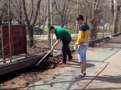 Волжане решили потренироваться и убрать мусор одновременно