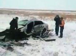 Появилось видео смертельной аварии под Волжским