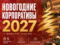 Новогодние корпоративы 2027 в Волгограде и Волжском. Где забронировать? 