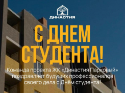 Команда проекта ЖК «Династия Парковый» поздравляет будущих профессионалов своего дела с Днём студента