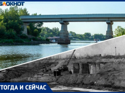 В Волжском возводят мост через реку Ахтубу: историческое фото