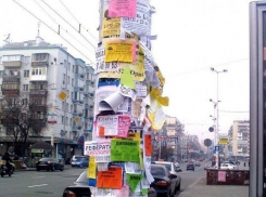 Волжские электросети требуют от бизнесмена 64 тысячи за испорченные плакатами столбы