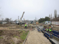 В Волгограде у подножия Мамаева кургана началось строительство мемориала участникам СВО