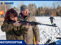 В Волжском впервые провели соревнования по биатлону: фоторепортаж