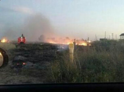 Волжанин снял на видео пожар возле Киляковки