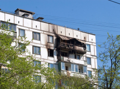 В Волжском горел балкон на улице Пушкина