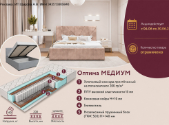 Товар дня. Кровать «Рица-1» со скидкой 27% в МироЮГ