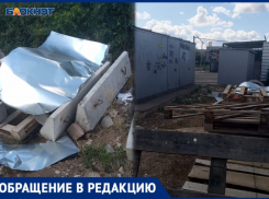 Большая свалка образовалась рядом с волжским рынком «Маяк»