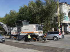 На главном проспекте Ленина заканчивается фрезеровка покрытия