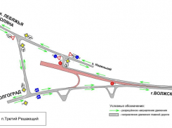 Из-за частых аварий на опасной развязке у Волжского кардинально изменится схема движения