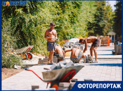 Парк на улице Молодежной постепенно преображается