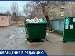 В Волжском дворе не вывозят мусор на протяжении месяца 
