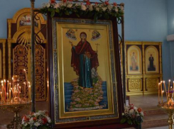 Жители Волжского смогут увидеть образ Богородицы «Игуменья Афона»