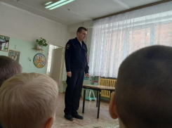 ГИБДД Волжского провела урок безопасности для воспитанников детсада «Гулливер»