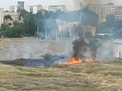В Волжском произошло возгорание рядом с ПКиО «Новый город» 