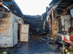 Большинство волжан видели пожар на рынке из окон домов