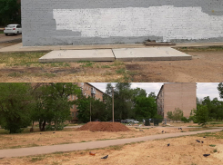 После публикации «Блокнота Волжского» у детской площадки убрали бетонные плиты