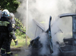 В волжском СНТ сгорел автомобиль