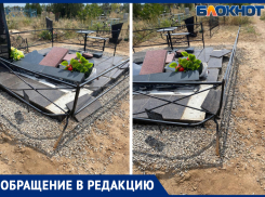 «Мы там немного задели»: на волжском кладбище разбили памятник