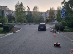 На дороге в Волжском сбили велосипедиста