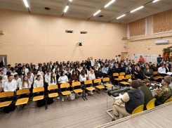 Встреча с героями: в гимназии Волжского прошел урок мужества