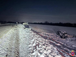 Машина превратилась в груду металла: водитель скончался на трассе в Волгоградской области