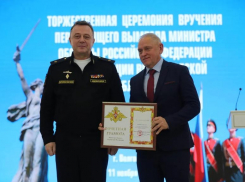 Главе Волжского Игорю Воронину вручили Почетную грамоту Министерства обороны