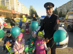 Волжане вместе с сотрудниками ГИБДД призвали граждан к безопасности на дорогах