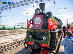 Ретропоезд «Воинский эшелон» прибыл в Волжский