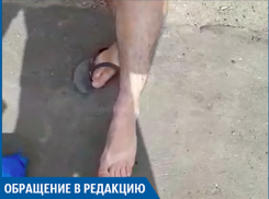 Новый асфальт на Пушкина засасывает обувь волжан 