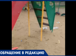 «Никто не почесался»: детская площадка на Королева, 7 продолжает пугать волжан своей антисанитарией