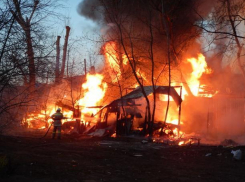 В пятницу пожар охватил Краснооктябрьский район