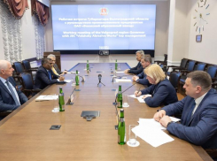Андрей Бочаров обсудил сотрудничество с главой индийской делегации и развитие абразивного завода