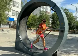 Еще два беговых колеса установили в Волжском