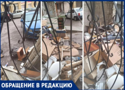 Моя квартира сгорит, если кто-то бросит окурок: в Волжском свалку сделали прямо под окнами МКД