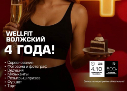 «WellFit» в Волжский празднует 4 года и приглашает вас присоединиться!