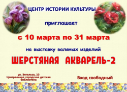 Волжанам покажут шерстяную акварель