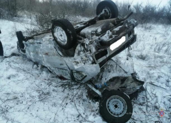 В Быковском районе в перевернутой машине пострадал 5-летний ребенок