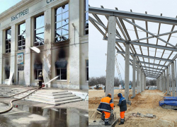 В Волжском появятся московские «Лужники» на месте сгоревшего стадиона