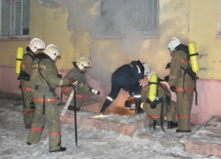 В Волжской пятиэтажке ночью горел подвал