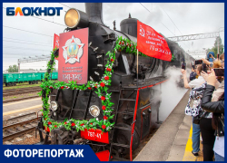 Ретропоезд «Воинский эшелон» приехал в Волжский: фотографии из музея на металлических колесах
