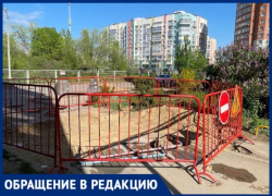 «Огородили и бросили», - волжанин о ремонте теплотрассы из-за которого возникают заторы