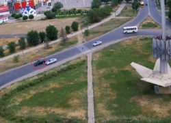 Недавняя погоня за "десяткой" в Волжском попала на видео