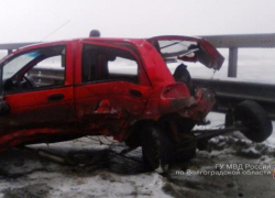 Автоледи на "Матизе" спровоцировала массовое ДТП на "танцующем мосту"