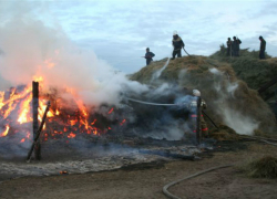 Под Волгоградом обиженный  колхозник  сжег сено на три миллиона